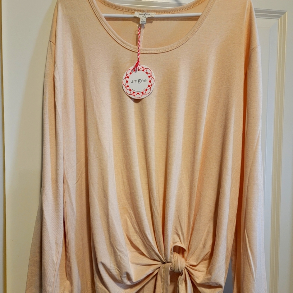 Large Cream Long Sleeve Shirt